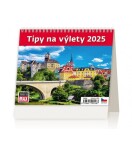 Stolní kalendář 2025 Tipy na výlety