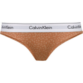 Dámské kalhotky hnědá/vzor Calvin Klein hnědá/vzor