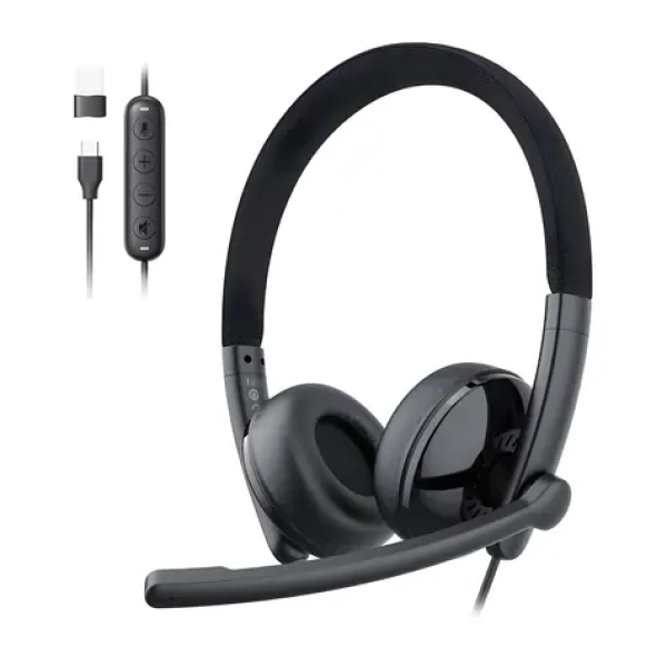 EMEET GeniusCall HS50 / Sluchátka s mikrofonem / Over-ear / ENC / USB-C, USB-A (E2008)