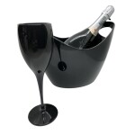 Chladící nádoba na víno černá 4L la griseo Chladící nádoba na víno černá 4L la griseo