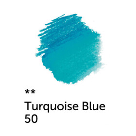 Nevskaya Palitra White Nights akvarelová pastelka 50 turquoise blue