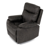 TV a relaxační křeslo s elektrickým ovládáním, potah coffee látka v dekoru vintage, 1 motor 240V