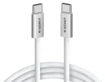 Anker Zolo bílá / Kabel / USB-C - USB-C / 1,8 m / 240 W / PD 3.1 (A8060H22)