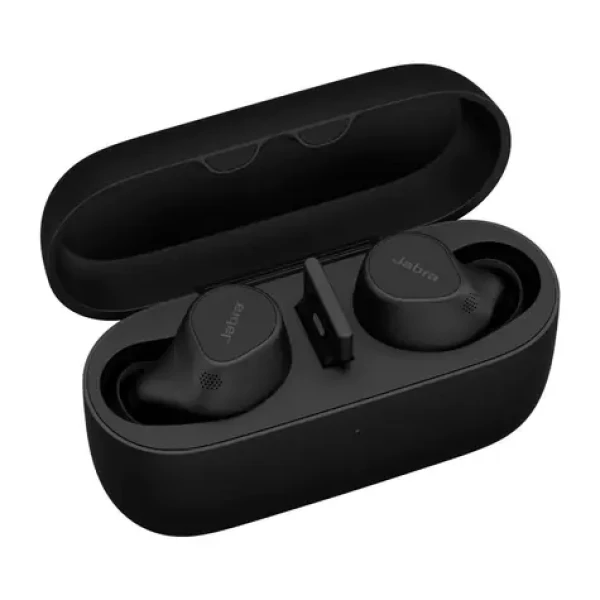 Jabra Evolve2 Buds UC USB-A černá / Bezdrátová sluchátka / mikrofon / Bluetooth 5.2 / dotykové ovládání (20797-989-999)