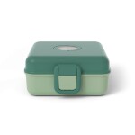 Monbento Svačinový box Monbento Snacky Green Forest 850 ml, zelená barva, plast