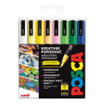 Posca sada popisovačů PC-3M, SPRING, 0,9 - 1,3 mm, mix jarních svěžích barev (8 ks)