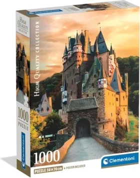 CLEMENTONI Puzzle Zlatá hodina na hradě Eltz