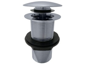 RAV Slezák - Výpusť umyvadlová 5/4'' bez přepadu - neuzavíratelná zátka, Chrom MD0799 MD0799