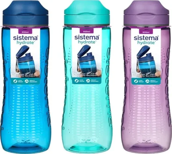 Sistema Hydrate Active Flip Top Láhev s výklopným víčkem 800 ml mix barev (9414202065001)