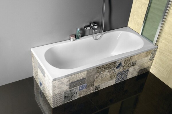 AQUALINE - JIZERA vana 180x80x39cm, bílá G1880