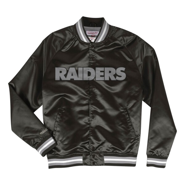 Mitchell & Ness Pánská bunda Las Vegas Raiders NFL Lightweight Satin Velikost: S