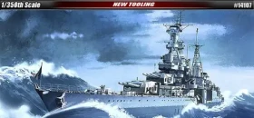 Academy Model Kit loď 14107 USS CA 35 INDIANAPOLIS 1:350