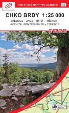 Brdy CHKO 1:25 000 / 52 Turistické mapy pro každého, 4. vydání