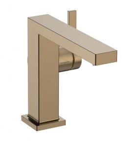 HANSGROHE - Tecturis E Umyvadlová baterie s výpustí Push-Open, CoolStart, EcoSmart, kartáčovaný bronz 73024140