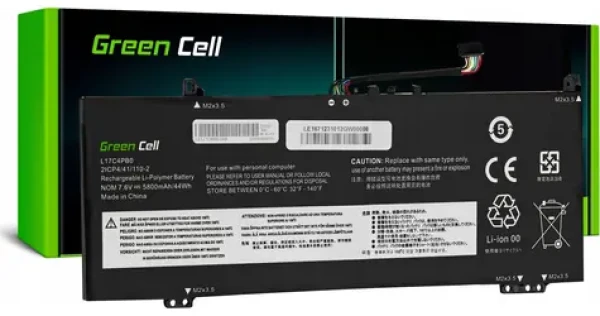 Green Cell baterie L17C4PB0 L17C4PB2 L17M4PB0 L17M4PB2 / Baterie pro notebook / Lenovo IdeaPad 530S / Yoga 530 / 7.6 V (GREEN-LE167)