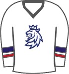 STŘÍDA SPORT Odznak dres Lev bílý