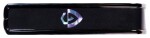 Thalia Guild Ebony-Ripple Shield Black Chrome