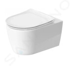 DURAVIT - Soleil by Starck Závěsné WC se sedátkem SoftClose, Rimless, HygieneFlush, HygieneGlaze, bílá 45860920A1