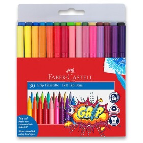 Dětské fixy Faber-Castell Grip, 30ks