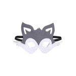 R-Kontakt.cz Maska liška šedá - polomaska na gumičku