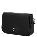 Stylová dámská koženková crossbody kabelka Gizela, černá