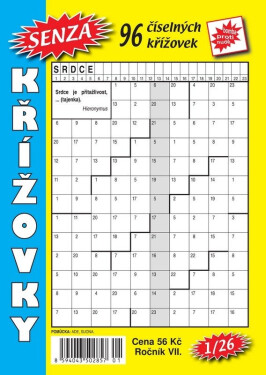 Senza číselné křížovky 1/2026