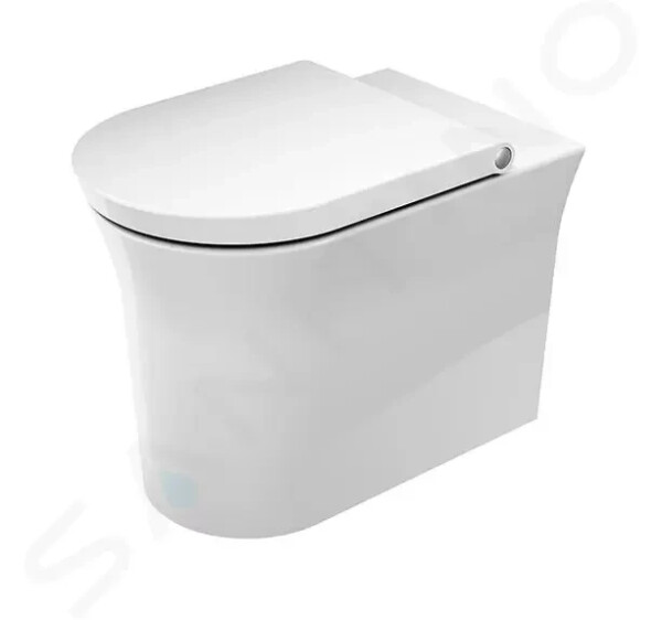 DURAVIT - White Tulip Stojící WC, zadní odpad, Rimless, HygieneGlaze, bílá 2001092000