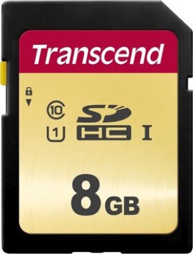 Transcend 500S 8GB / SDHC paměťová karta / Class 10 / UHS-I (Ultimate) / R: 95MBps / W: 60MBps (TS8GSDC500S)