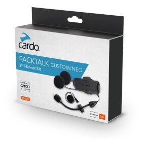 Cardo Packtalk Neo a Custom audio sada Jbl pro druhou helmu