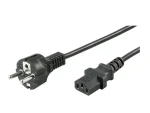 MicroConnect Síťový napájecí kabel Schuko - C13 3m černá (PE020430)