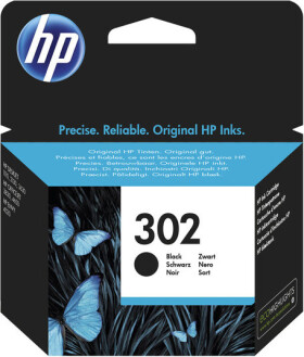 Hewlett-Packard HP F6U66AE, černá (HP 302) - originální kazeta