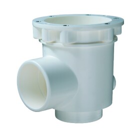 Neptun dnová výpusť ABS těleso, boční napojení 63mm, spodní napojení 75mm, pro fóliové bazény