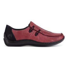 Polobotky Rieker L1751-35 Přírodní kůže (useň) - Lícová