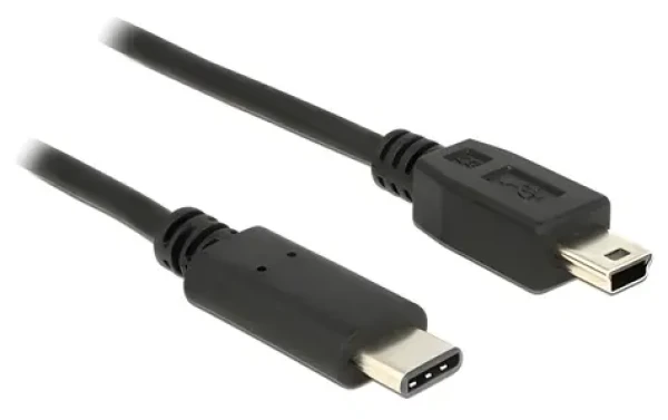 Delock USB C - Mini-B černá / Kabel / USB 2.0 / 1 m (83603)