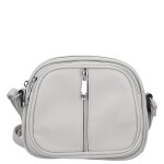 Trendy dámská koženková crossbody kabelka Cica, šedá