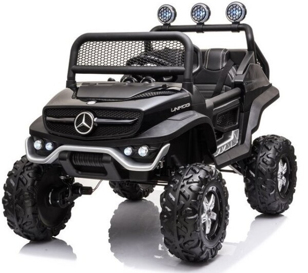 Mamido Dětské elektrické autíčko Mercedes-Benz Unimog S 4x4 černé