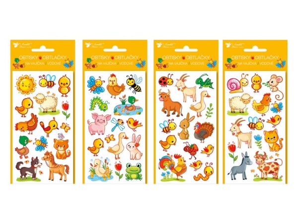 Anděl Anděl, 7903, velikonoční obtisky na vajíčka, domácí zvířátka, mix motivů