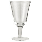 Ib Laursen Sklenička na bílé víno Leaves 150 ml, čirá barva, sklo