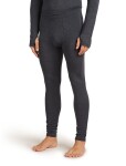 Pánské merino spodky ICEBREAKER Mens 200 MerinoFine Ace Leggings, Jet Heather velikost: L