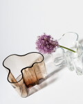 Iittala Skleněná váza Aalto 16 cm – Clear, čirá barva