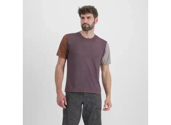 Sportful Sky Rider Giara Tee fialová - Sportful Sky Rider Giara pánské tričko huckleberry vel. XL
