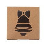 Cake star Vánoční krabička- "zvoneček" 10x10x6,3cm