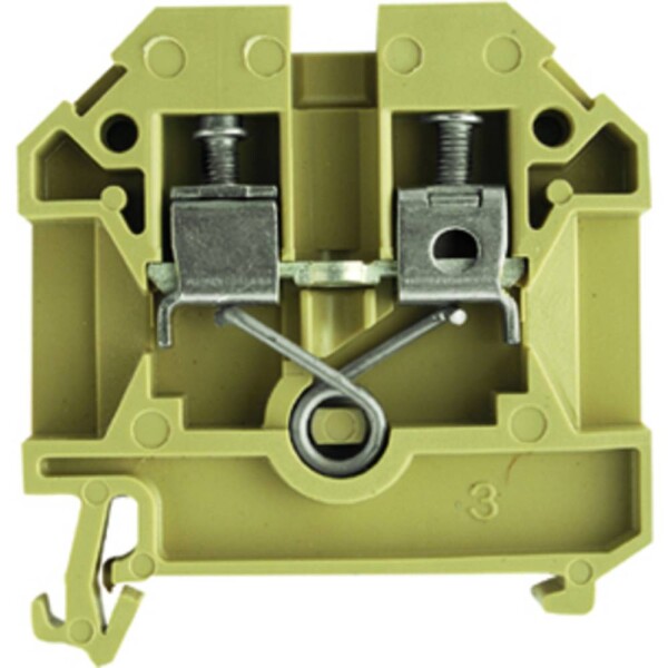 Průchozí řadová svorka RSF 3/35 9501160000 béžová, žlutá Weidmüller 50 ks