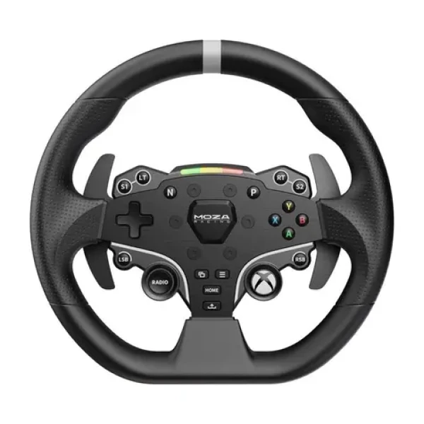 MOZA Racing Steering Wheel ESX RS052 černá / Závodní volant / 28 cm / 2 joysticky / 22 tlačítek / PC Xbox (RS052)