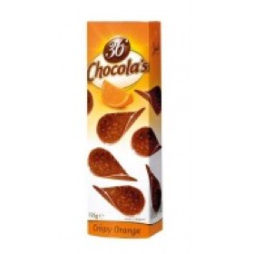 Chocola's - čokoládové lupínky s pomerančem 125g