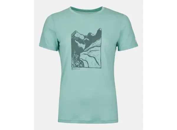 Ortovox 120 Cool Tec Mtn Cut dámské triko krátký rukáv Aquatic Ice M vel. M