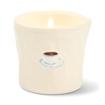 Paddywax Vonná svíčka Bistro Cappuccino 226 g, modrá barva, keramika