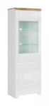 ARTEN (NANO Systems s.r.o.) Vitrína VIGO-1D1W1S (Bílý lesk) VITRINA-VIGO-1D1W1S