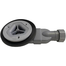 CERANO Sifon sprchové vaničky - slim - 90mm - DN40 - šedá