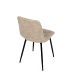 Jídelní židle, béžová, látka vintage, CT-281 CRM3